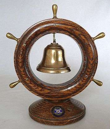 BRASS SHIPS CLOCK "R.M.S. EDINGBURGH CASTLE"