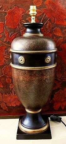 CERAMIC LAMP URN SHAPED