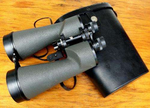 BINOCULARS / "SWIFT /OBSERVER'",11 x ,80/EXCELL.CONDITION / LEATHER CASE,Pls check all pics etc...