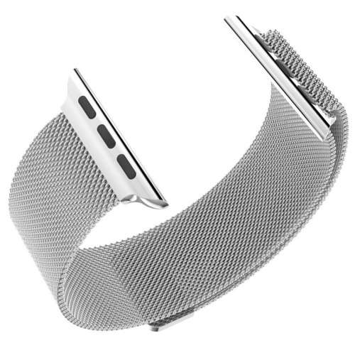 Apple Watch Strap 42mm by Zonabel - Milanese Loop - Silver