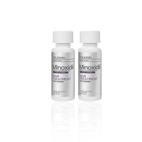 Foligain Minoxidil Hair Regrowth Treatment for Women - 2% Minoxidil - 2 Month