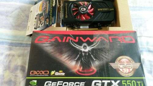 GEFORCE GTX 550ti graphics card.perfect condition