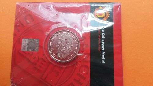 COLLECTORS ITEM.seldom seen.MANCHESTER UNITED COLLECTORS MEDAL.ROYAL MINT