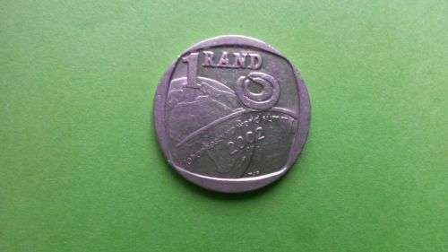 2002 R.S.A. world summit R1 coin.seldom seen