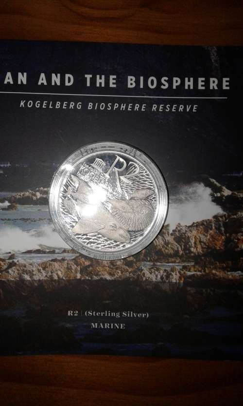 2015 PROOF SILVER R2 MAN AND BIOSPHERE LIMITED EDITION COIN