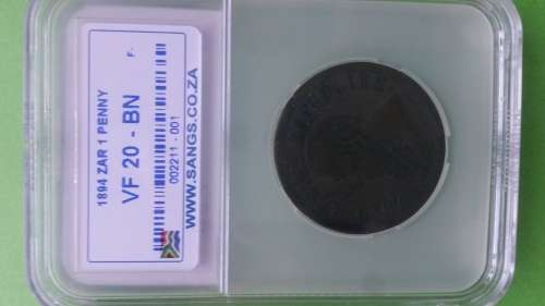 1894 NGC GRADED ONE PENNY COIN FOR SALE