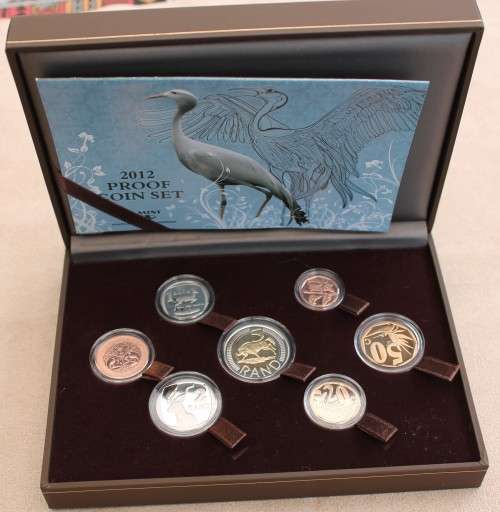 2012 SA Proof Coin Set with Commemorative 5c Coin