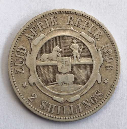1896 ZAR 2 Shillings