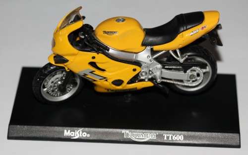 Triumph TT600 Die Cast Motorcycle with Stand