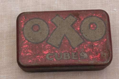 Small Vintage OXO Tin