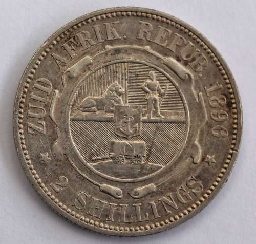 1896 ZAR 2 Shillings