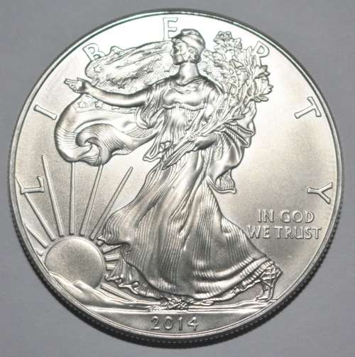 2014 1oz USA Silver Eagle (5 Available) Brilliant Uncirculated **Bid Per Coin**