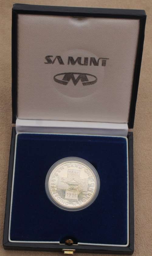 1991 Silver R1 Proof - Nursing in SA Mint Box