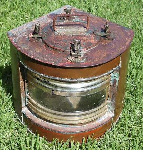 Huge, heavy, unrestored Ships Lantern