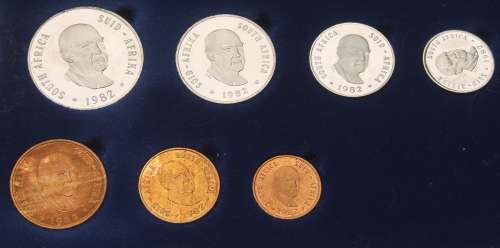 1982 Short Proof Set with Silver R1 in Original Box