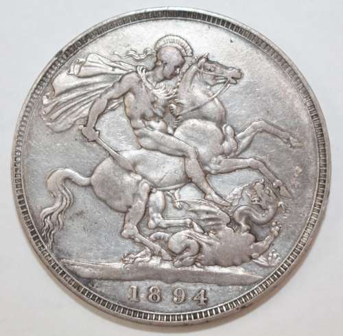 1894 British Crown (Sterling Sliver)