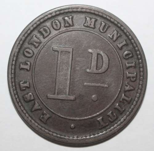 1880 East London Ferry Penny Token