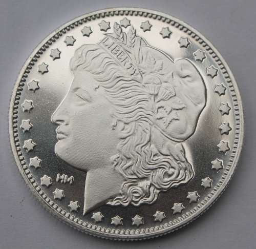 Morgan Design Fine Silver 1 oz Rounds (2 Available) Bid per Coin