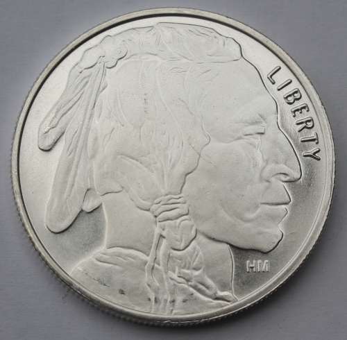 Indian Head/Buffalo 1oz Fine Silver Rounds (2 Available) Bid per Coin
