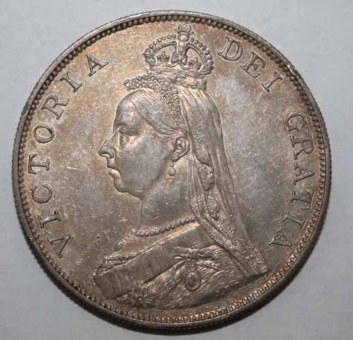 1887 British Double Florin (Victoria)