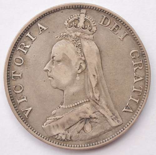 1890 British Double Florin (Victoria)