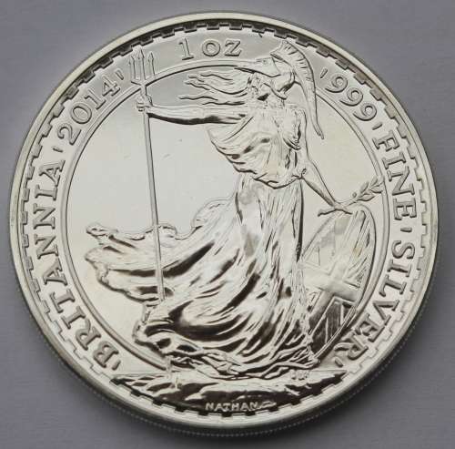 2014 Britannia 1oz Fine Silver (4 Available) Bid per Coin
