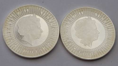 2016 Australian Kangaroo 1oz Fine Silver (2 Available) Bid per Coin