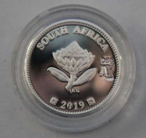 2019 Flypress Tickey - Polymer Putty - Dbn Mintmark in SA Mint Pouch with COA