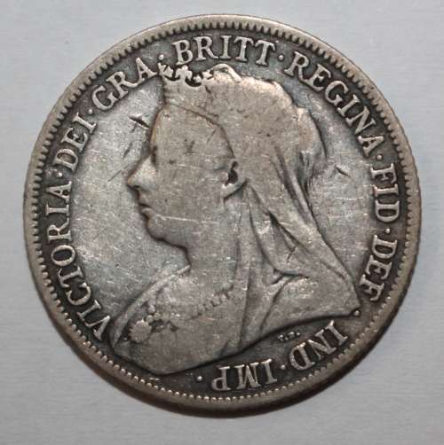 1896 British One Shilling (Victoria)