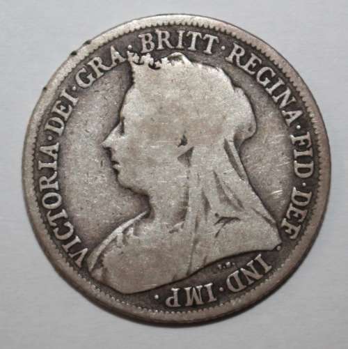 1893 British One Shilling (Victoria)