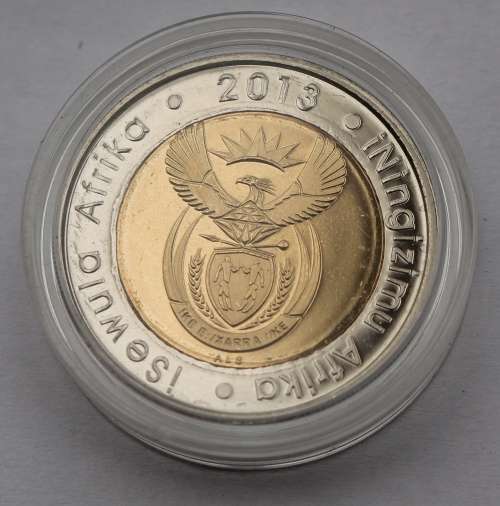 2013 "Oom Paul" R5 in SA Mint Box with COA