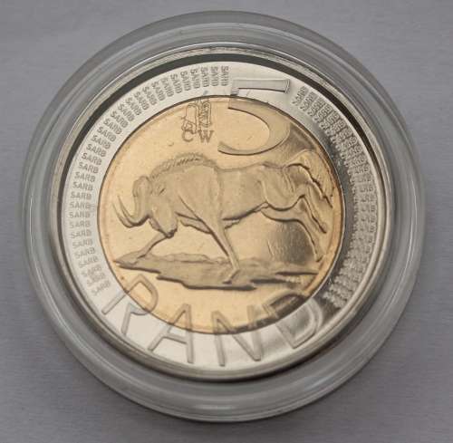 2013 "Oom Paul" R5 in SA Mint Box with COA