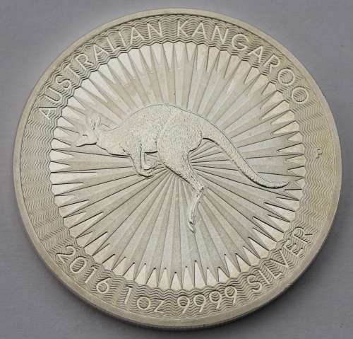 2016 Australian Kangaroo 1oz Fine Silver (5 Available) Bid per Coin