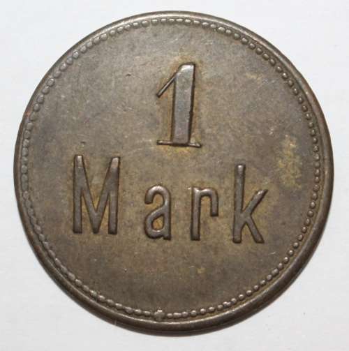 German South West Africa 3 Kompagnie 1 Mark Token