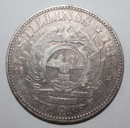 1894 ZAR 2 1/2 Shillings