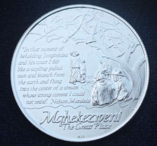 2013 Protea Silver R1 - Life of a Legend Unc in SA Mint Pouch with COA