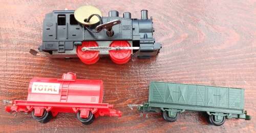 Vintage Old French Wind Up Trainset