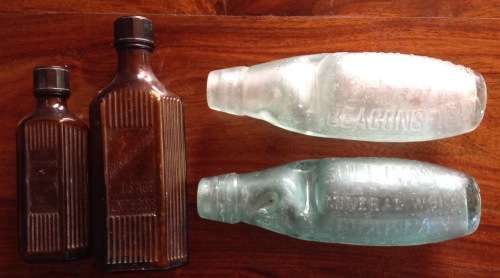 Four Vintage Old Bottles **Bid per Lot**