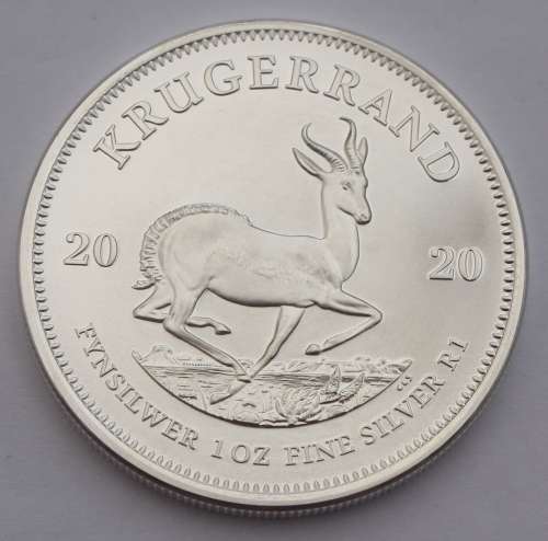 2020 Silver 1oz Unc Krugerrand **Bid per Coin** 5 Available