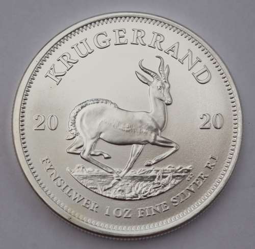 2020 Silver 1oz Unc Krugerrand **Bid per Coin** 2 Available