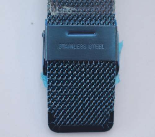 Lige Men's Blue Mesh Watch