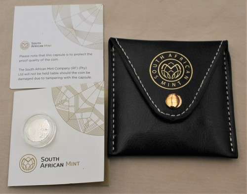 2018 Sterling Silver Durban Flypress Tickey in SA Mint Bag