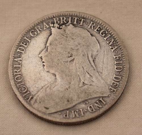 1899 Silver Victorian Florin 2 Shillings
