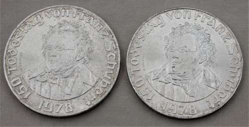 X2, 50 Schillings - Republic of Austria ( silver coin)( Bid per coin to take both)