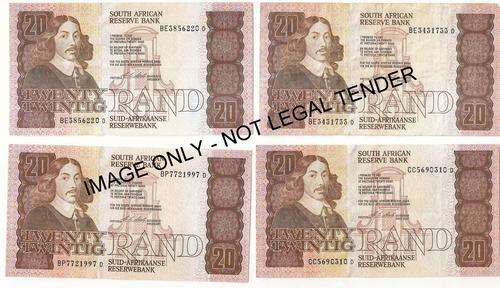 x4 CL Stals R20 First Issue 1990 **Bid per Note to take All**