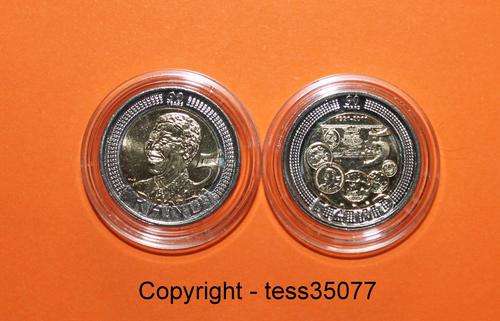 2008 R5 Mandela 90th Birthday & 2011 SARB 90th Anniversary UNC and Encapsulated **Price for Both**