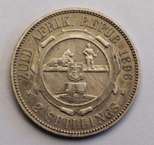 1896 ZAR 2 Shillings