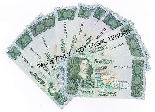 x10 GPC de Kock R10 Notes Third Issue 1985 **Bid Per Note to take All**