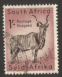 1954 SOUTH AFRICA ANIMAL KUDU