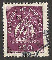 1943 PORTUGAL ANCIENT SAILING VESSEL